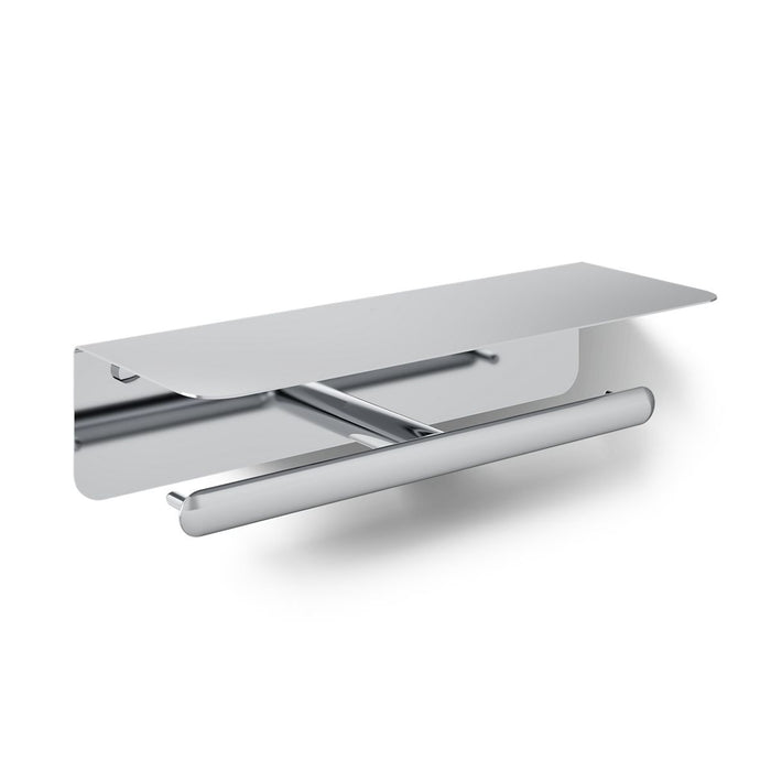 KOHLER K-29224 Kumin Covered double toilet paper holder, polished chrome - view 4