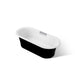 KOHLER K-29326-P5 Volute 63" x 28-3/8" freestanding bath with base, white