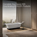 KOHLER K-29328-0B7 Volute 63" x 28-3/8" freestanding bath with base, white - view 4