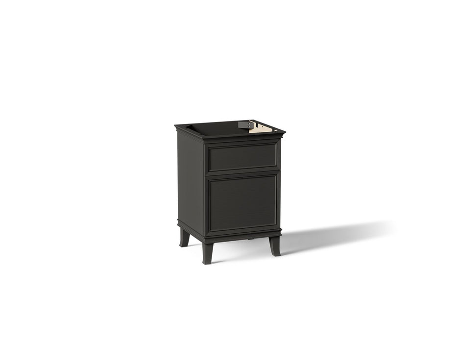 KOHLER K-29469 Artifacts 24" bathroom vanity cabinet, carbon oak