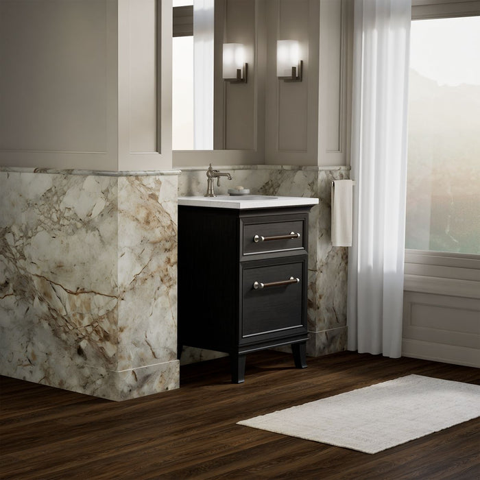 KOHLER K-29469 Artifacts 24" bathroom vanity cabinet, carbon oak - view 4