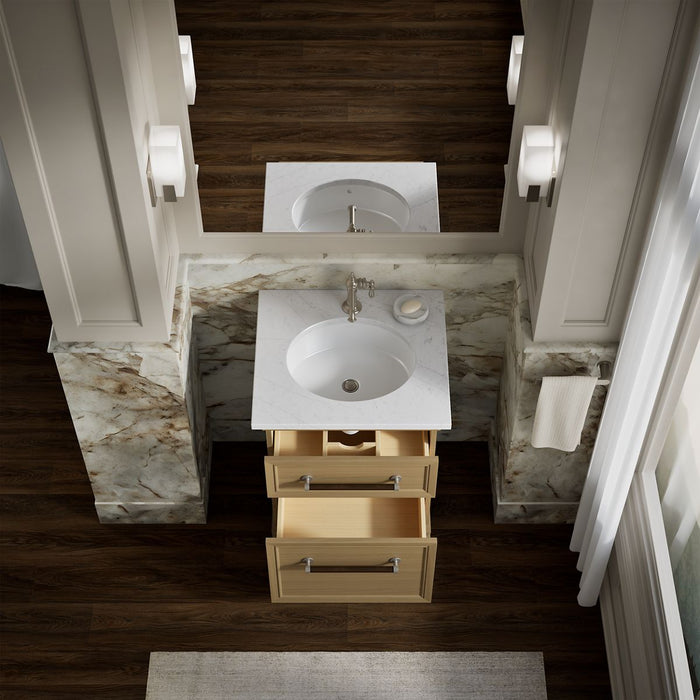 KOHLER K-29469 Artifacts 24" bathroom vanity cabinet, light oak - view 4