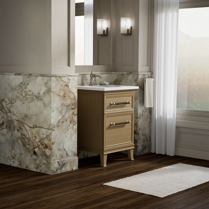 KOHLER K-29469 Artifacts 24" bathroom vanity cabinet, light oak - view 5