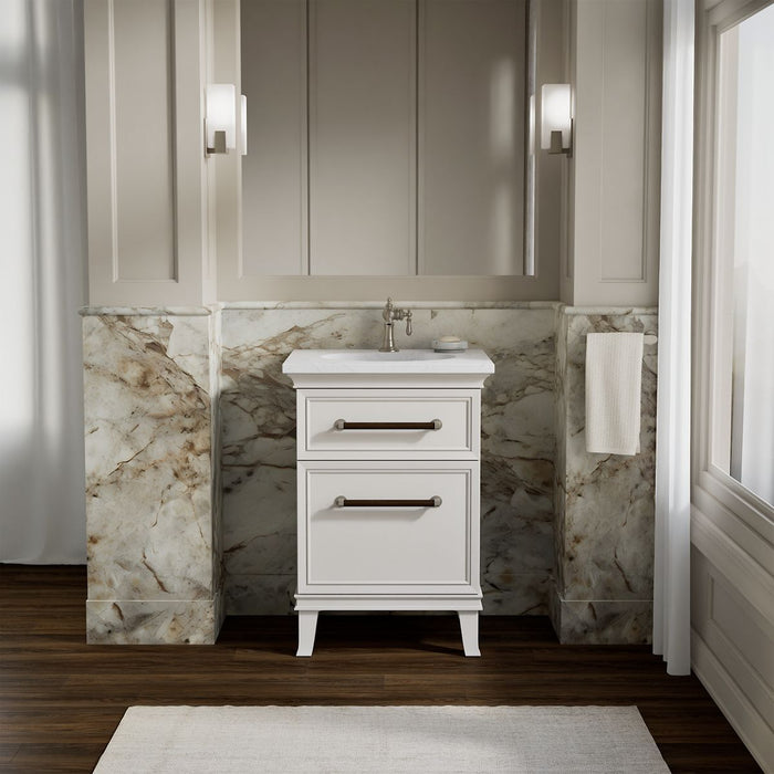KOHLER K-29469 Artifacts 24" bathroom vanity cabinet, linen white - view 4