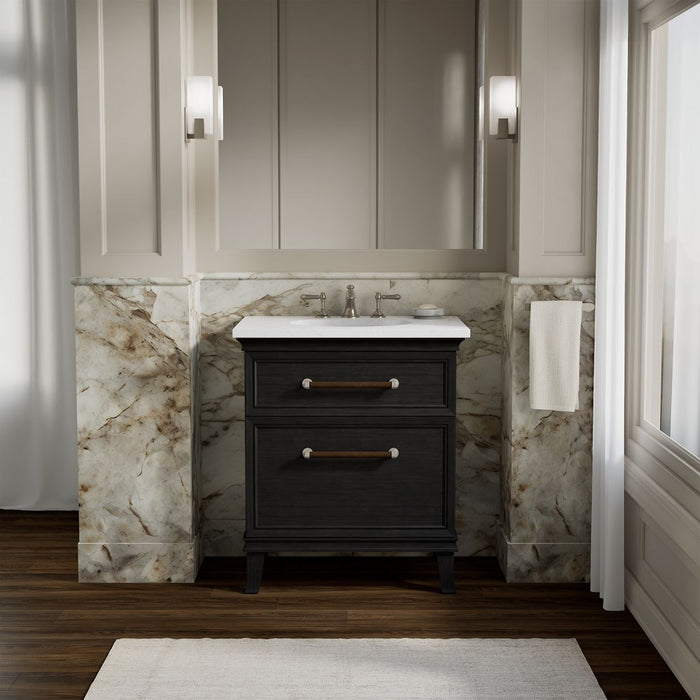 KOHLER K-29480 Artifacts 30" bathroom vanity cabinet, carbon oak - view 5