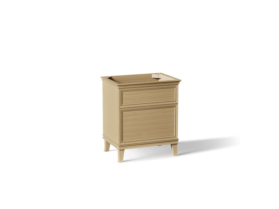 KOHLER K-29480 Artifacts 30" bathroom vanity cabinet, light oak