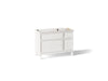 KOHLER K-29481 Artifacts 48" bathroom vanity cabinet, linen white