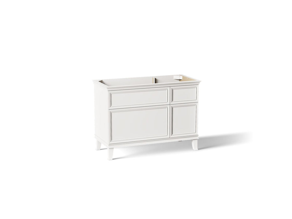 KOHLER K-29481 Artifacts 48" bathroom vanity cabinet, linen white
