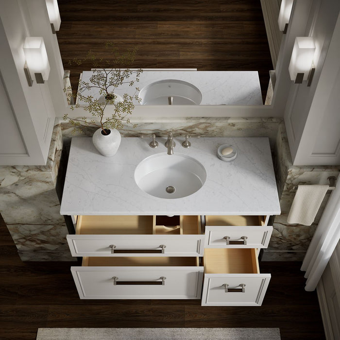 KOHLER K-29481 Artifacts 48" bathroom vanity cabinet, linen white - view 3