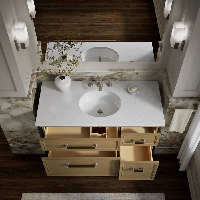 KOHLER K-29481 Artifacts 48" bathroom vanity cabinet, weathered oak - view 3
