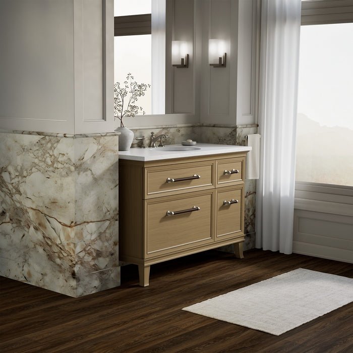 KOHLER K-29481 Artifacts 48" bathroom vanity cabinet, weathered oak - view 4