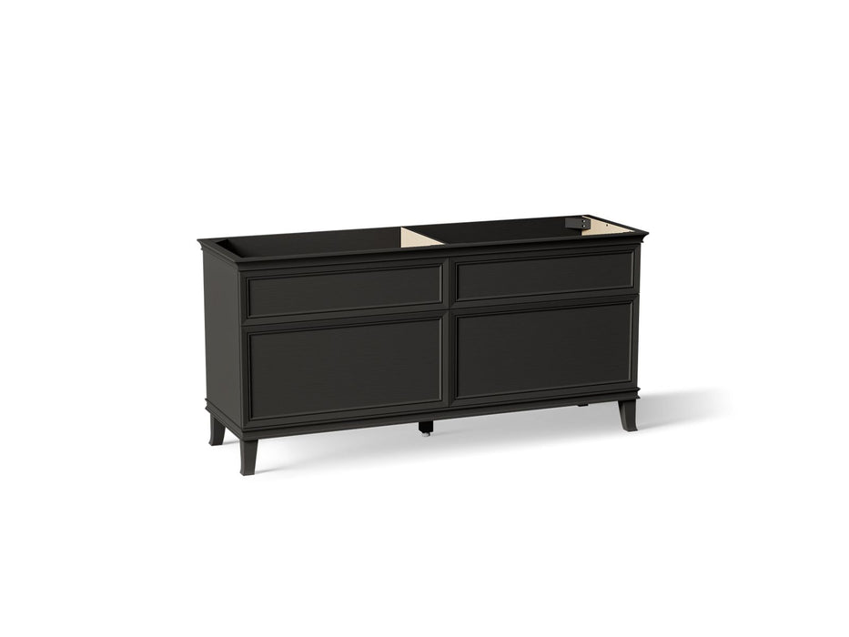 KOHLER K-29482 Artifacts 72" bathroom vanity cabinet, carbon oak