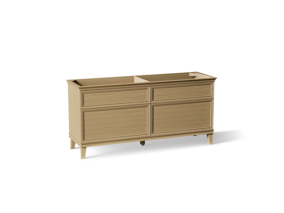 KOHLER K-29482 Artifacts 72" bathroom vanity cabinet, light oak