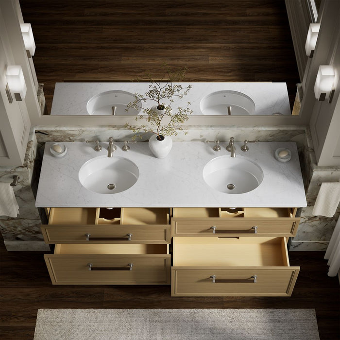 KOHLER K-29482 Artifacts 72" bathroom vanity cabinet, light oak - view 4