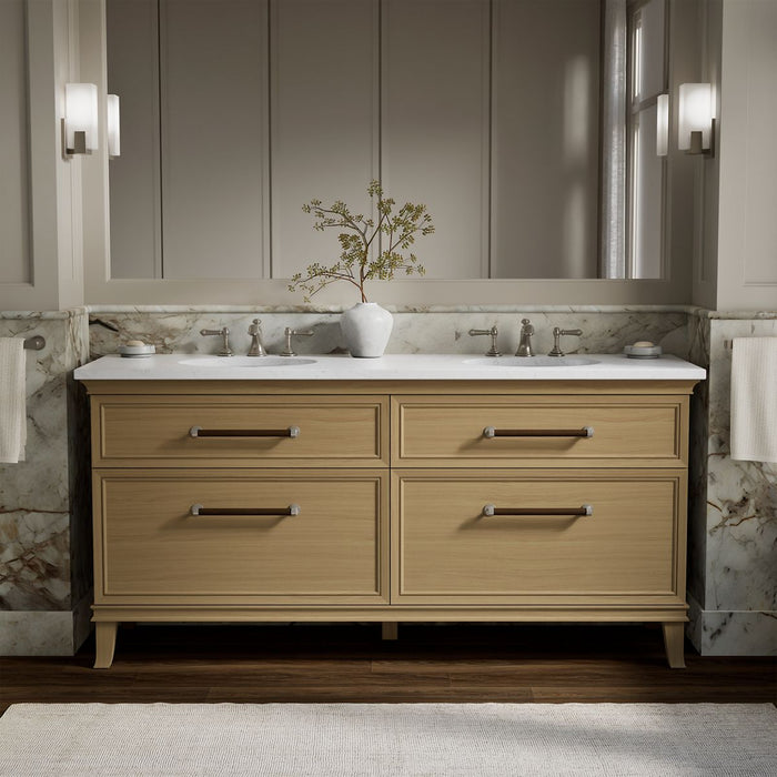 KOHLER K-29482 Artifacts 72" bathroom vanity cabinet, light oak - view 5
