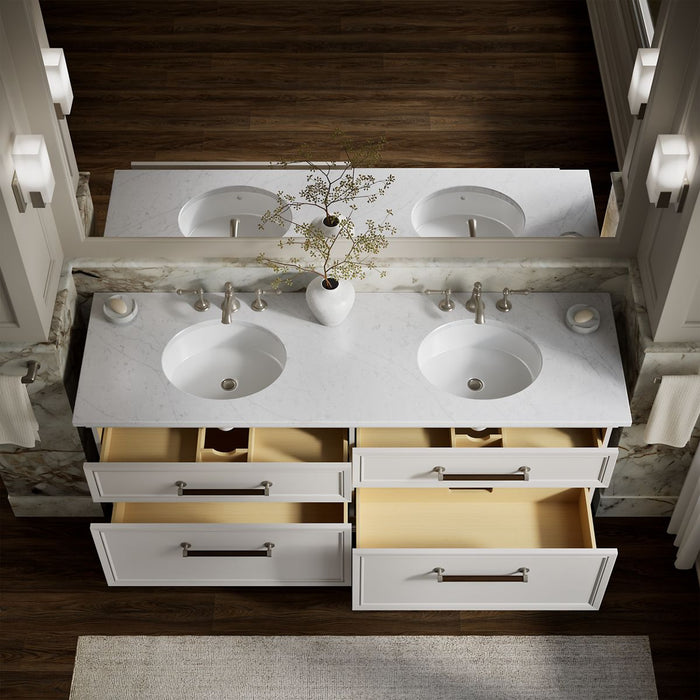 KOHLER K-29482 Artifacts 72" bathroom vanity cabinet, linen white - view 5