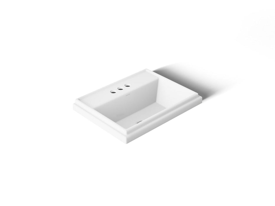 KOHLER K-2991-4 Tresham 21-3/4" rectangular drop-in bathroom sink