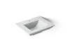 KOHLER K-29999-1 Memoirs 25" pedestal/console table bathroom sink, ice grey