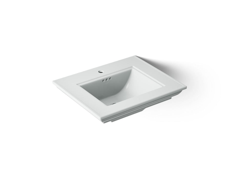 KOHLER K-29999-1 Memoirs 25" pedestal/console table bathroom sink, ice grey