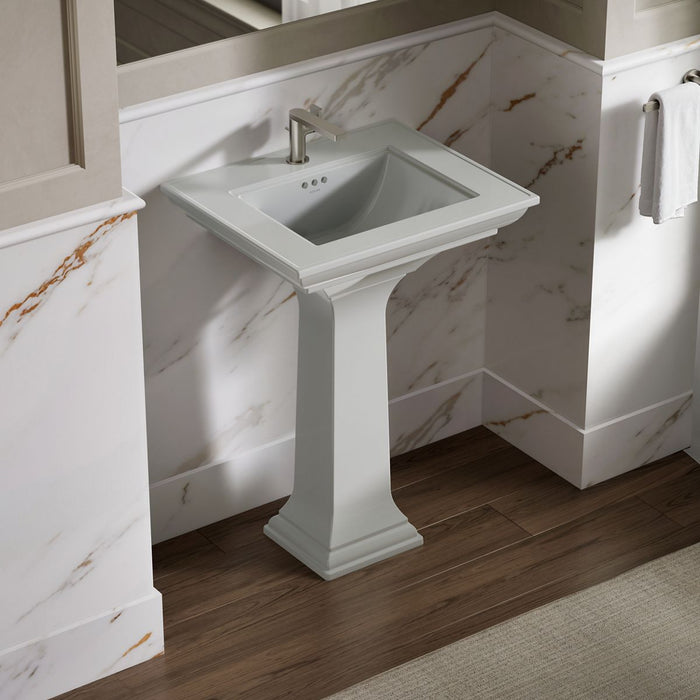 KOHLER K-29999-1 Memoirs 25" pedestal/console table bathroom sink, ice grey - view 3