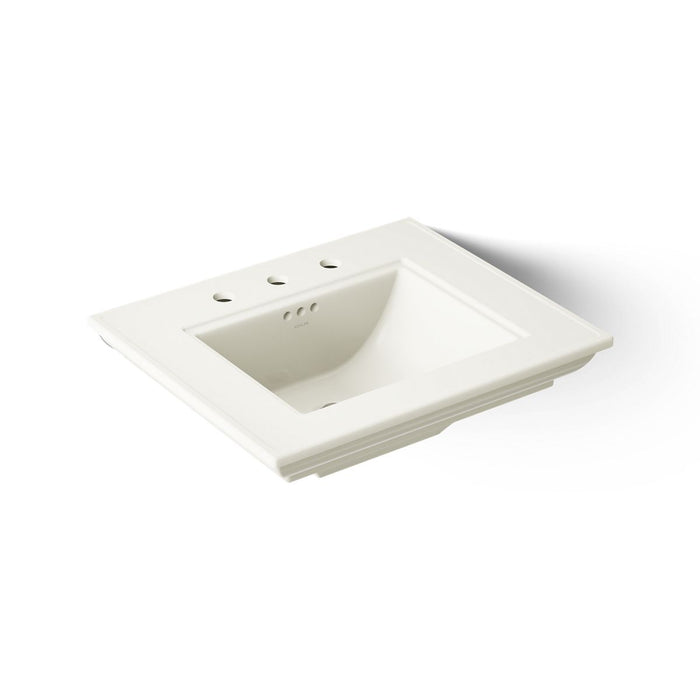 KOHLER K-29999-8 Memoirs 25" pedestal/console table bathroom sink, biscuit - view 4