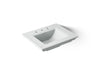 KOHLER K-29999-8 Memoirs 25" pedestal/console table bathroom sink, ice grey