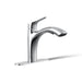 KOHLER K-30468 Rival Pull-out kitchen sink faucet with two-function sprayhead, polished chrome - view 3