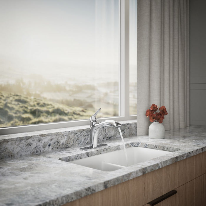 KOHLER K-30468 Rival Pull-out kitchen sink faucet with two-function sprayhead, polished chrome - view 4