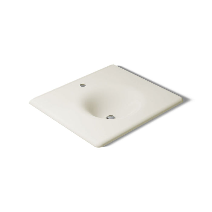 KOHLER K-3048-1 Iron/Impressions 25" Enameled cast iron vanity top with integrated round sink