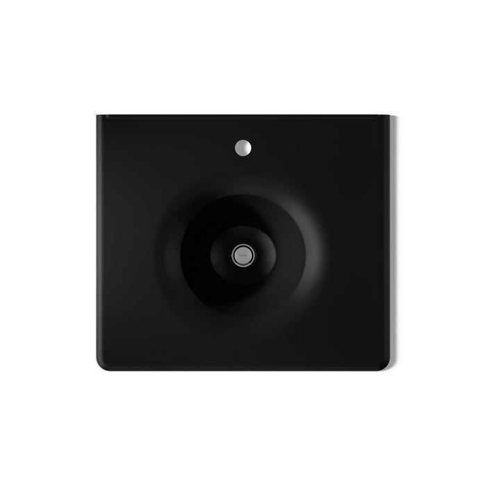 KOHLER K-3048-1 Iron/Impressions 25" Enameled cast iron vanity top with integrated round sink