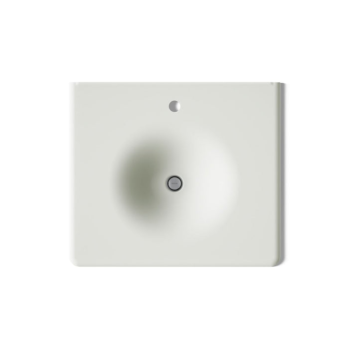 KOHLER K-3048-1 Iron/Impressions 25" Enameled cast iron vanity top with integrated round sink, dune - view 2