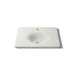 KOHLER K-3048-1 Iron/Impressions 25" Enameled cast iron vanity top with integrated round sink, dune - view 5