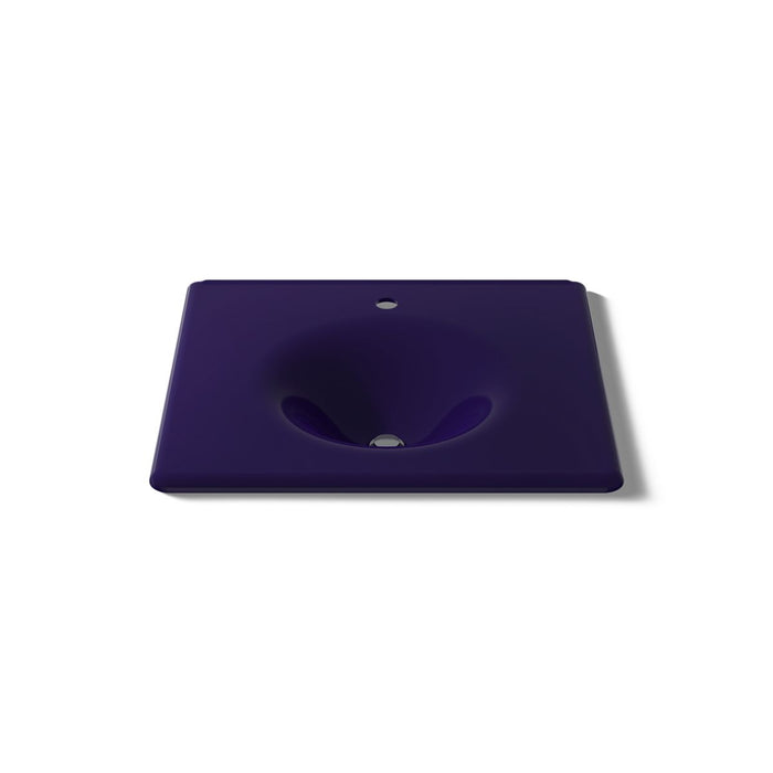 KOHLER K-3048-1 Iron/Impressions 25" Enameled cast iron vanity top with integrated round sink