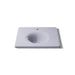 KOHLER K-3048-1 Iron/Impressions 25" Enameled cast iron vanity top with integrated round sink, lavender grey - view 4