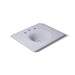 KOHLER K-3048-8 Iron/Impressions 25" Enameled cast iron vanity top with integrated round sink, lavender grey - view 3