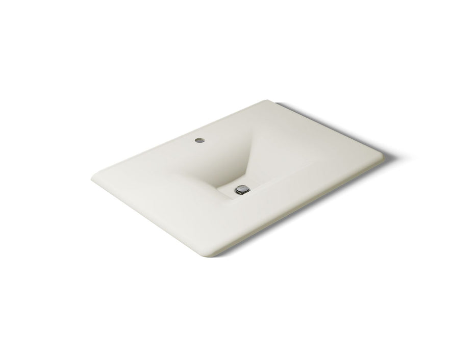 KOHLER K-3049-1 Iron/Impressions 31" Enameled cast iron vanity top with integrated rectangular sink