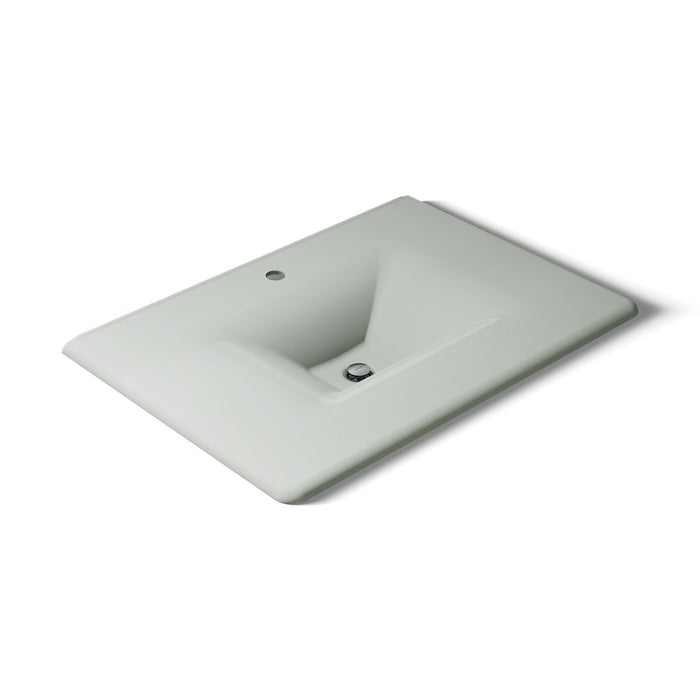 KOHLER K-3049-1 Iron/Impressions 31" Enameled cast iron vanity top with integrated rectangular sink