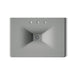 KOHLER K-3049-8 Iron/Impressions 31" Enameled cast iron vanity top with integrated rectangular sink, basalt - view 2