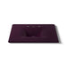 KOHLER K-3049-8 Iron/Impressions 31" Enameled cast iron vanity top with integrated rectangular sink, black plum - view 5