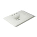 KOHLER K-3049-8 Iron/Impressions 31" Enameled cast iron vanity top with integrated rectangular sink, dune - view 3
