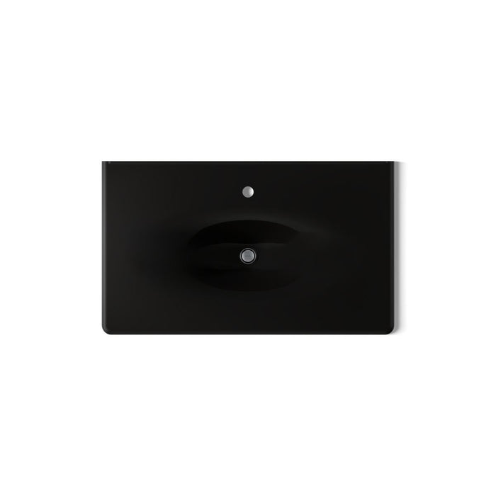 KOHLER K-3051-1 Iron/Impressions 37" Enameled cast iron vanity top with integrated oval sink