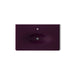 KOHLER K-3051-1 Iron/Impressions 37" Enameled cast iron vanity top with integrated oval sink, black plum - view 2