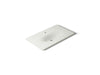 KOHLER K-3051-1 Iron/Impressions 37" Enameled cast iron vanity top with integrated oval sink, dune