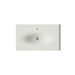 KOHLER K-3051-1 Iron/Impressions 37" Enameled cast iron vanity top with integrated oval sink, dune - view 2