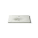 KOHLER K-3051-1 Iron/Impressions 37" Enameled cast iron vanity top with integrated oval sink, dune - view 5