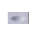 KOHLER K-3051-1 Iron/Impressions 37" Enameled cast iron vanity top with integrated oval sink, lavender grey - view 2