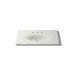 KOHLER K-3051-8 Iron/Impressions 37" Enameled cast iron vanity top with integrated oval sink, dune - view 5