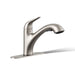 KOHLER K-30612 Jolt Pull-out kitchen sink faucet with two-function sprayhead, vibrant stainless - view 4