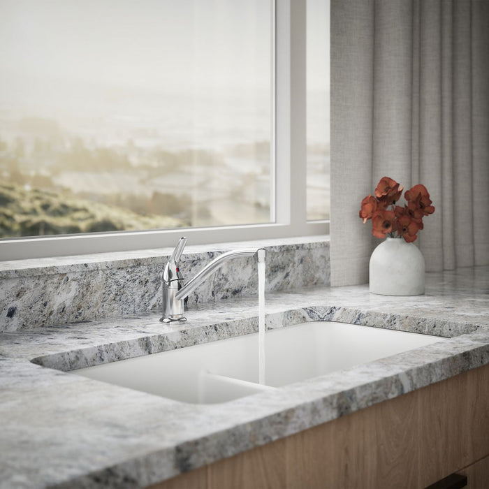 KOHLER K-30613 Jolt Single-handle kitchen sink faucet, polished chrome - view 3