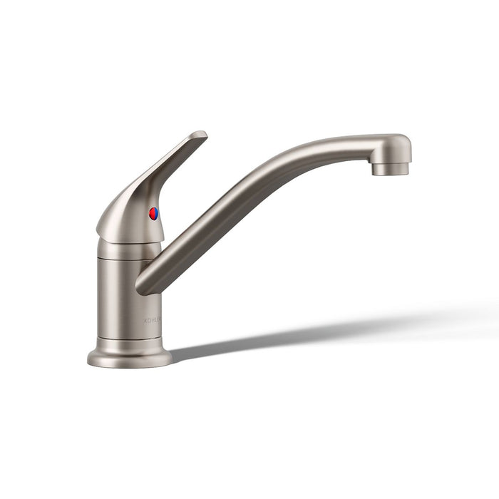 KOHLER K-30613 Jolt Single-handle kitchen sink faucet, vibrant stainless - view 4